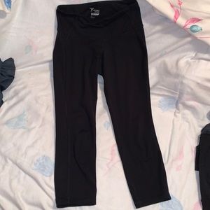 3/4 length leggings black old navy size small